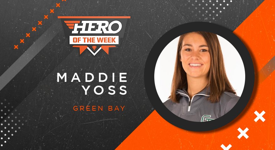 Ya'll voted &amp; now D1VB Maddie Yoss is HERO of the Week!

bit.ly/2AoCmqk