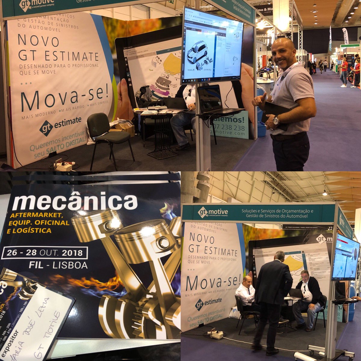 rrhhgtmotive's tweet photo. El equipo GT Iberia presente en la Feria de Mecánica en Lisboa. @PepeCastelo @pablo_linares  @MarianParedes https://t.co/aJStN7b3ON