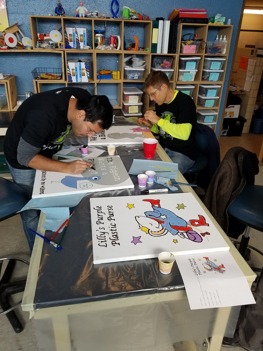 CareForce's tweet photo. We're in the #MakersSpace "making progress" at the Bartlett School in Lowell! Great job @nvidia #projectinspire https://t.co/Si6TKFGpSv