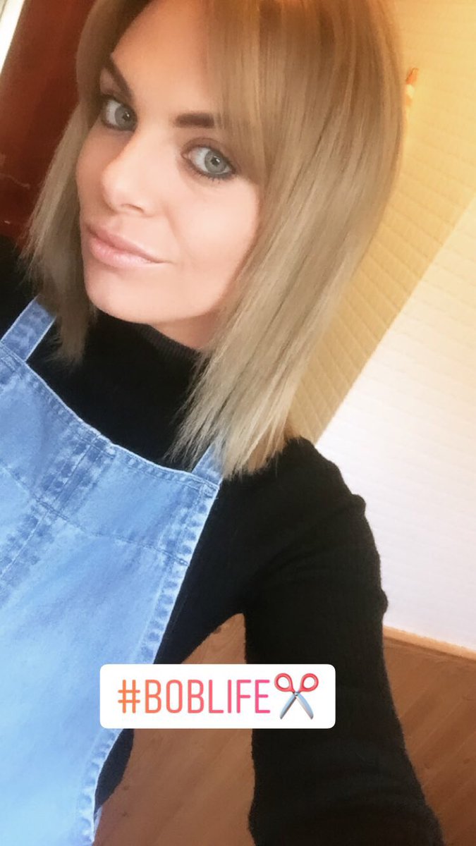 ETabberner's tweet photo. Something quite liberating about ditching the bleach, ditching the extensions and going for the chop ✂️ #bobsareback #byebleachblonde #missinglonghairalready https://t.co/ft2XpbA8NO