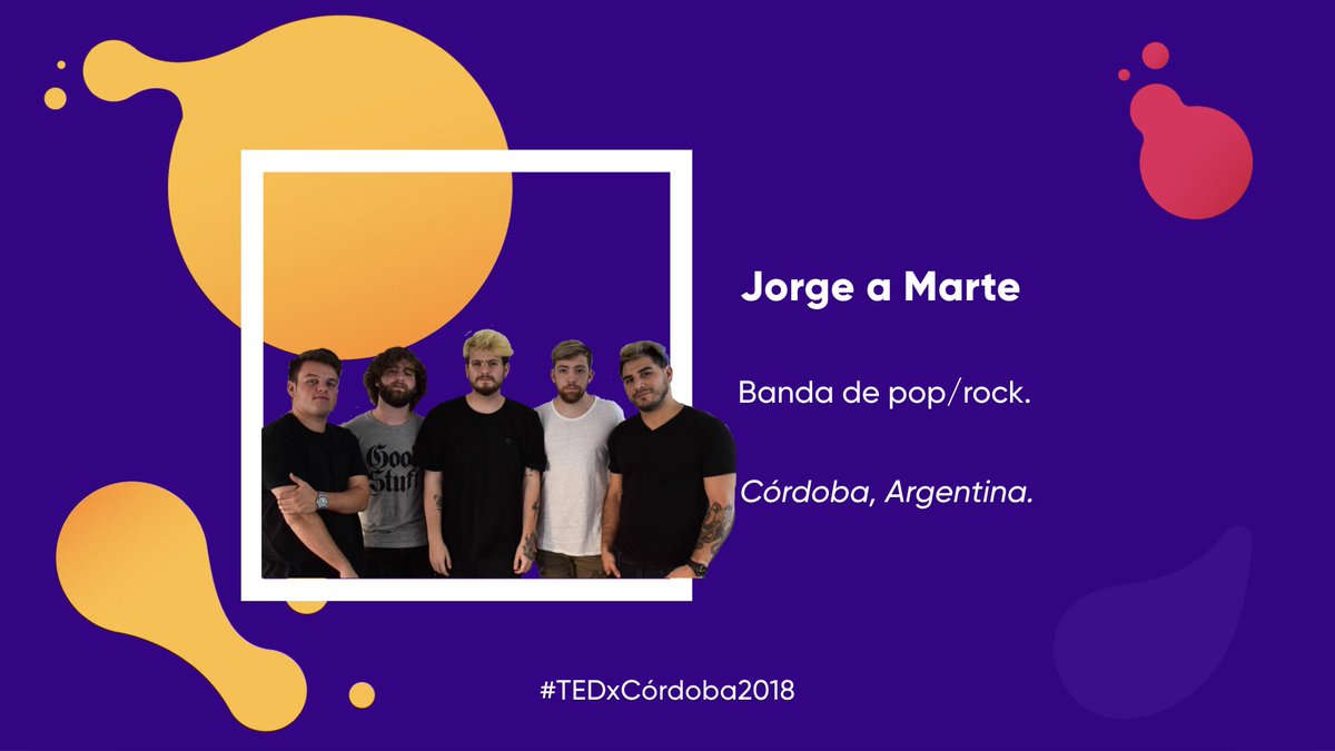 TEDxCordoba's tweet photo. Ahora, el turno de la performance. Los chicos de @JorgeAMarte__ serán los que le pongan algo de música al escenario del #TEDxCórdoba2018. https://t.co/OoSWLjCKRO