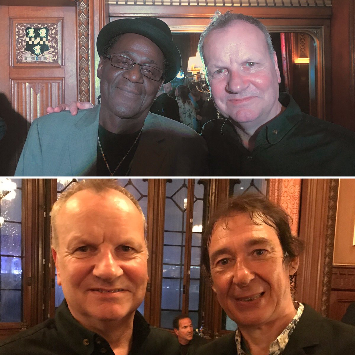 PeteWishart's tweet photo. Met a couple of heroes from last night’s launch of our single for Musicians against Homelessness. The Specials’ Neville Staple and Steve Diggle from the Buzzcocks. https://t.co/bKX0uwrbt5