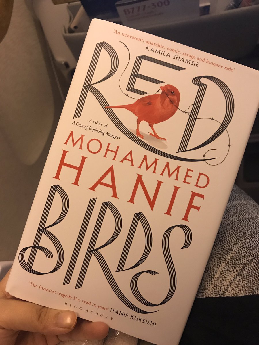 sehartariq's tweet photo. Just boarded a plane and brought along @mohammedhanif โs latest book to keep me company. Beyond excited to read it. Had been saving it as a reward for the end of quite a brutal work week. #OffToRead https://t.co/H4Ck9Gwmv4