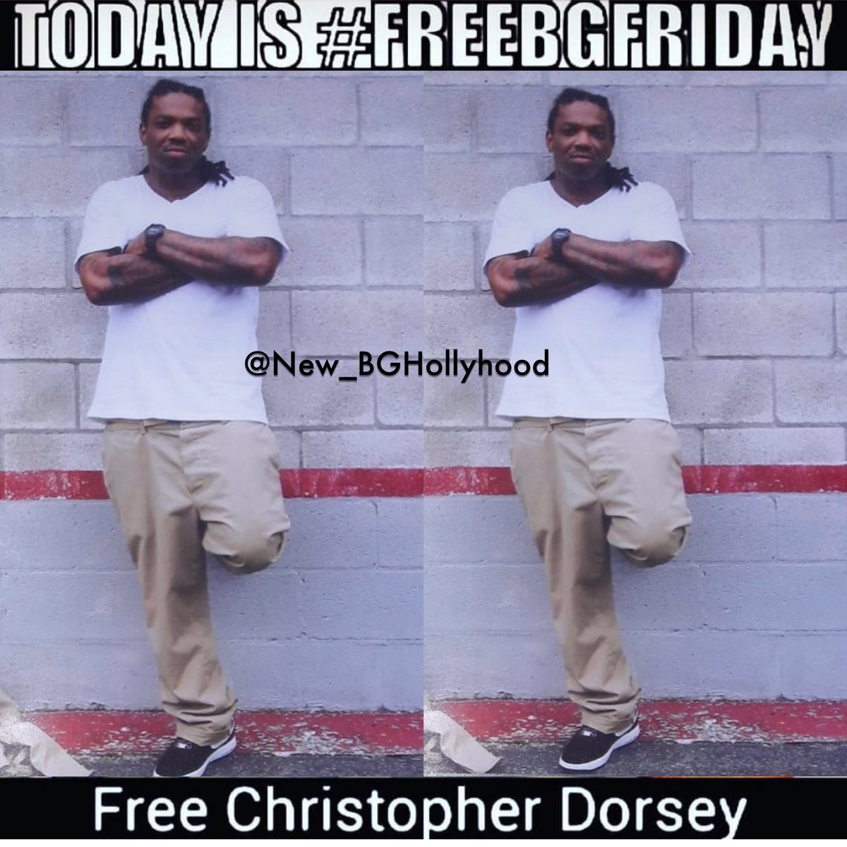 BGHollyHood's tweet photo. #FreeBGFriday 💪🏽 NOT DOUBLE TROUBLE, BUT TWICE BLESSED 🙏🏽 #YaHeardMe #OnlyGodCanJudgeME  
Christopher Dorsey 31969034 
Federal Correctional Institution Manchester 
805 Fox Hollow Road
Manchester,KY 40962
 #FreeBG #FREEBGEVERYDAY #FreeGizzle #FreeBGizzle #TheHeartOfTheStreets https://t.co/piFysqzOuZ