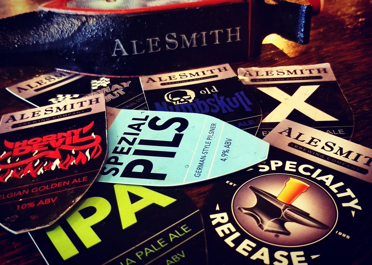 hamiltonstavern's tweet photo. #FirkinFriday today with @AleSmithBrewing #EvilDeadRed on #cask plus 8 more phenomenal #alesmith beers on tap! This is our last anniversary event, come on down and celebrate with us! #SDBeer #craftbeer #hamiltonstavern https://t.co/kIcqCtzIGJ