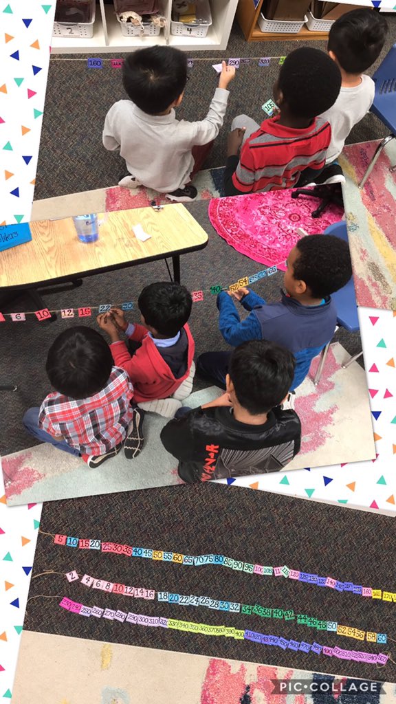 heymrsconder's tweet photo. What is a better way to recognize patterns and fill in missing numbers than with THREE life size number lines?! I love a good lesson with fun, hands on problem solving, and teamwork!! #FriscoFutureReady #BetheWILDcard #meaningfulmemories #MrsCondersClass https://t.co/PPb9TE7WIP