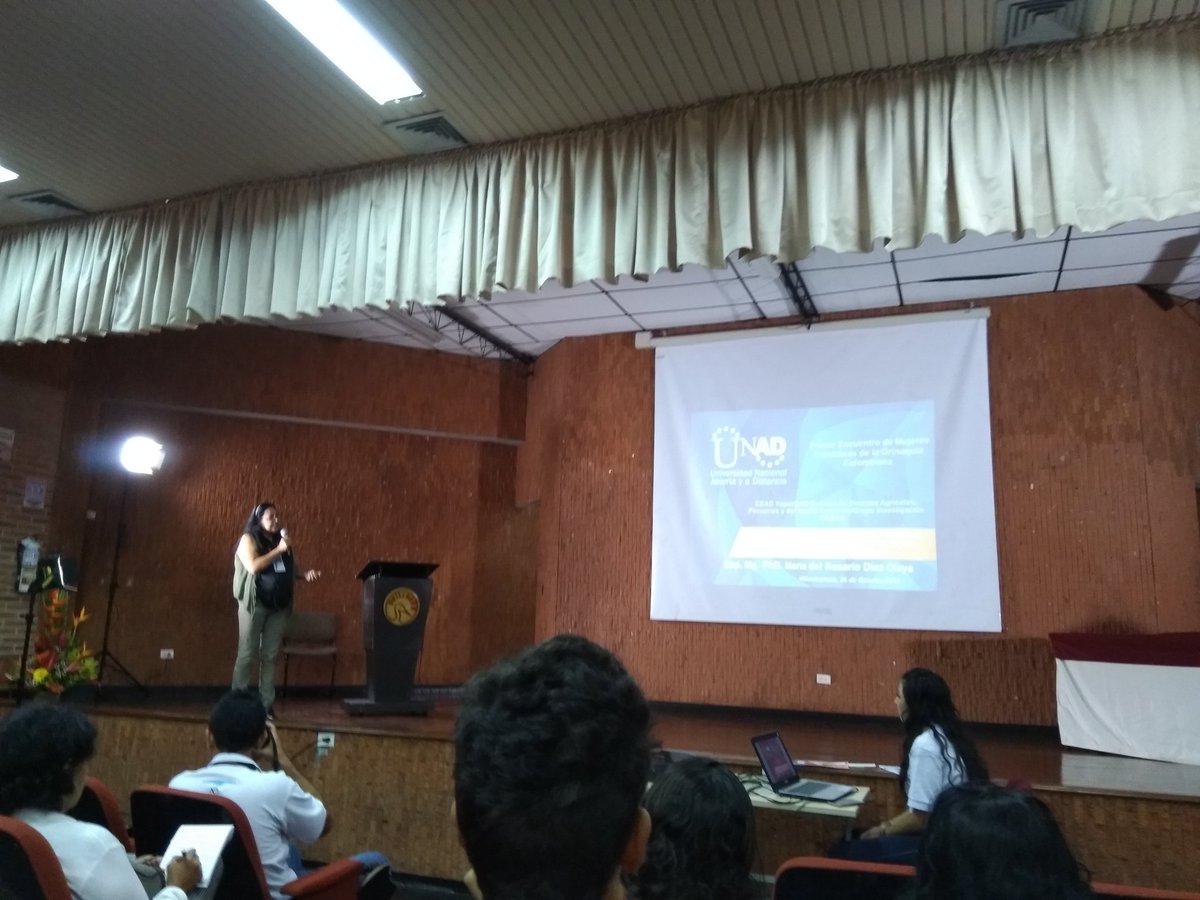 Desde <a href="/unadzao/">Unadzao - Zona Amazonia Orinoquia.</a> <a href="/UNADinvestiga/">Investigacion UNAD</a> <a href="/ECAPMAZAO/">ECAPMA.Zona Amazonia Orinoquia</a> Apoyamos la participación de nuestra directora del CEAD de Yopal en el Primer Encuentro de Mujeres Científicas de la Orinoquia Colombiana