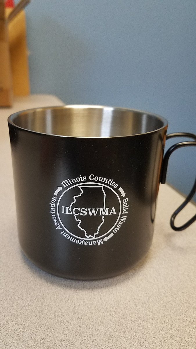 ilcswma's tweet photo. Looking forward to the #ILCSWMA annual conference starting in 6 days! The cool, recycled steel attendee gifts arrived today! https://t.co/fBlHAskIHy