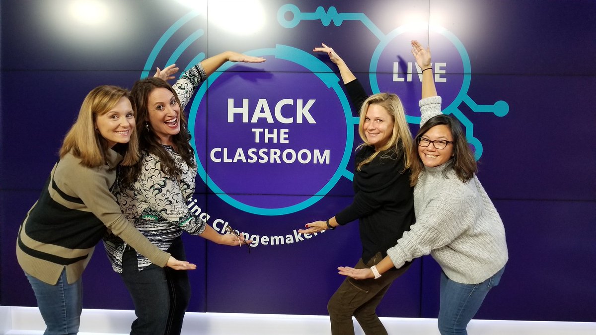 Who is ready to #HacktheClassroom??? Rehearsals starting shortly and  we will be live tomorrow at 8am Pacific aka.ms/hacktheclassro… with @AnthonySalcito @HeRhymesWithMe @dougbergmanUSA @MrYanuzzelli @silviascurrach2 @RColetta2 @HChalmersEDU