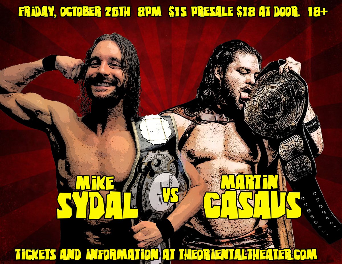 Tonight is the night of nights! <a href="/martincasaus/">Martin Casaus</a> vs @Yogasault, commentary from <a href="/NathanLund/">Soup's On</a> &amp; <a href="/TallentSam/">Sam Tallent</a>, and so much more! theorientaltheater.com/event/323036