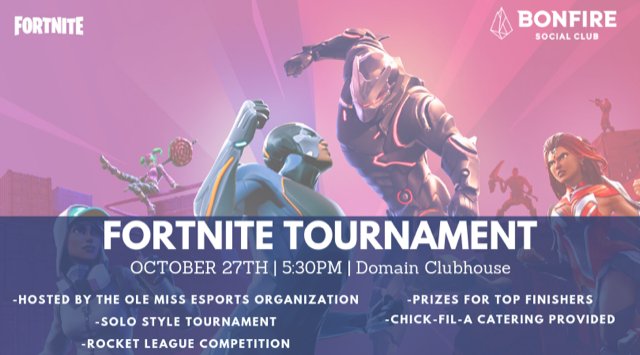 Co-hosting a Fortnite and Rocket league tournament with the <a href="/DomainOxford/">Domain at Oxford</a> and @bonfirescoxford tomorrow. We hope to see a lot of you there!