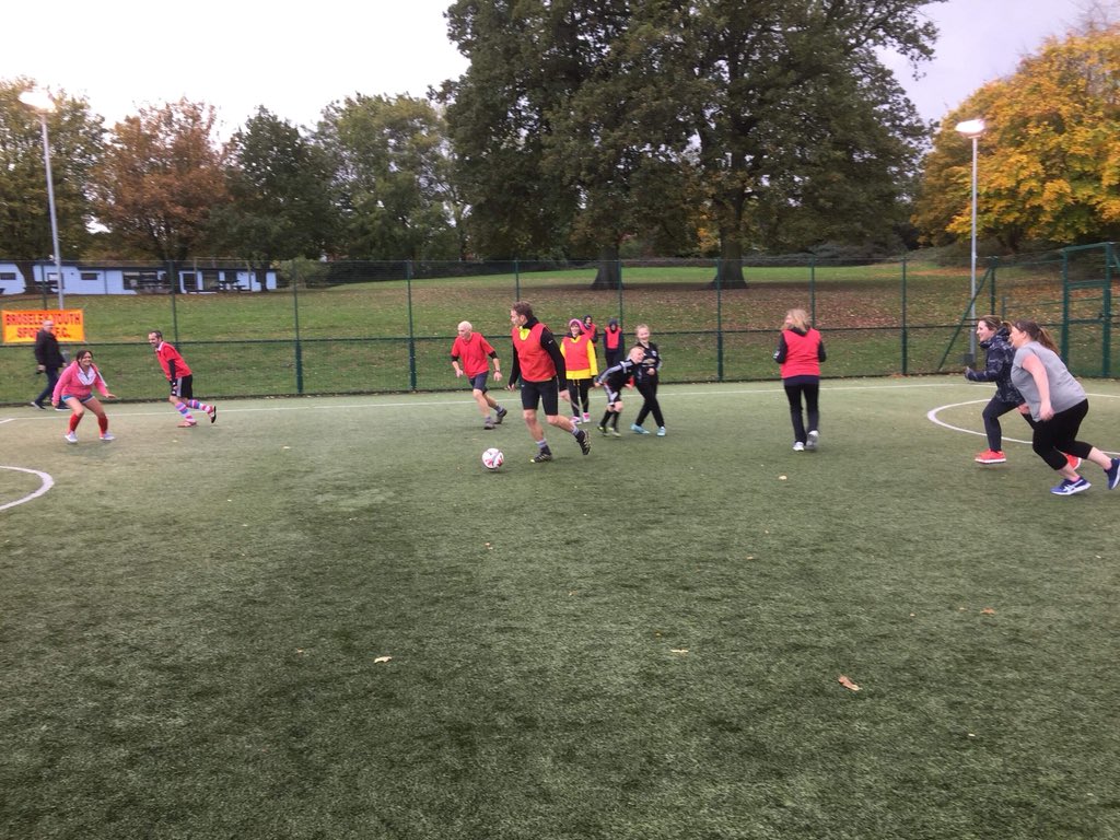 BroseleySchool's tweet photo. #Broseley #ZacAThon #muga @ZacAttacksBigC @SAiston @MrJH_Broseley @MissRH_Broseley @MrsTM_Broseley we’ve done our hour and thoroughly enjoyed it. Well done Broseley CE PTA. Remember, it’s the taking part that counts 😝 but then, the winners would say that. https://t.co/52i65Y8vQW