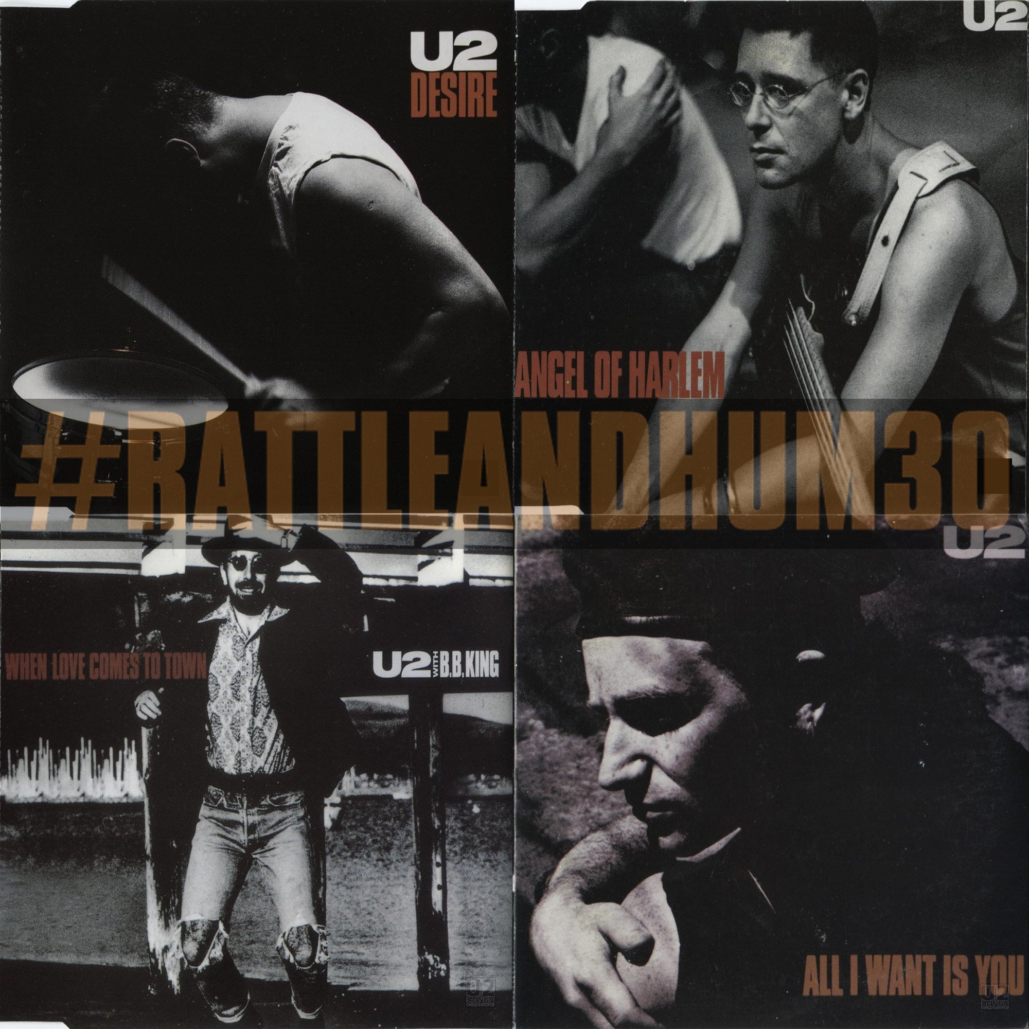 U2 Rattle And Hum Album Cover