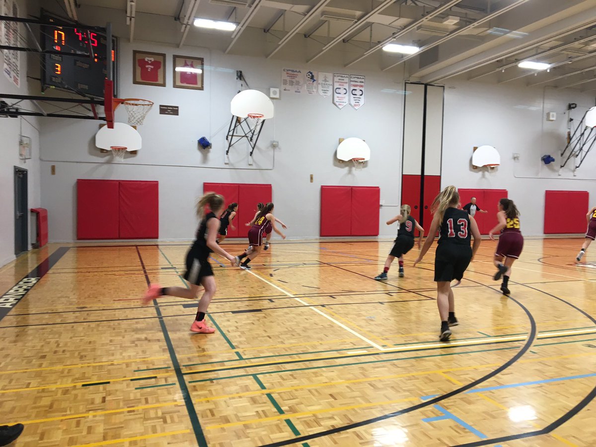 Some of our female REAP students playing jr girls basketball tourney this afternoon <a href="/ArnpriorDHS/">Arnprior DHS</a> #rapidspride