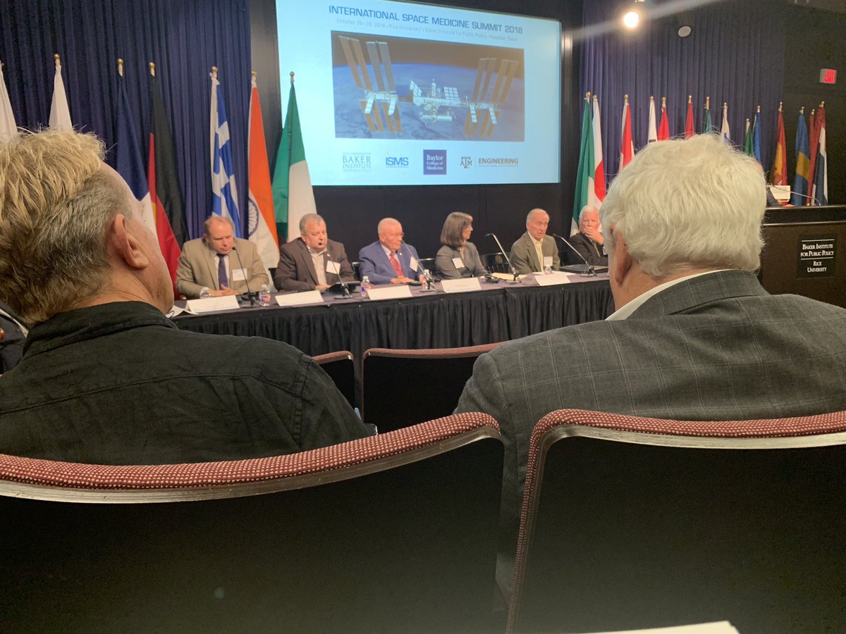 TAMU_BHP's tweet photo. Lunar Exploration panel at #ISMS2018 @BonnieJDunbar @TAMUAero https://t.co/evAa3eRo2r