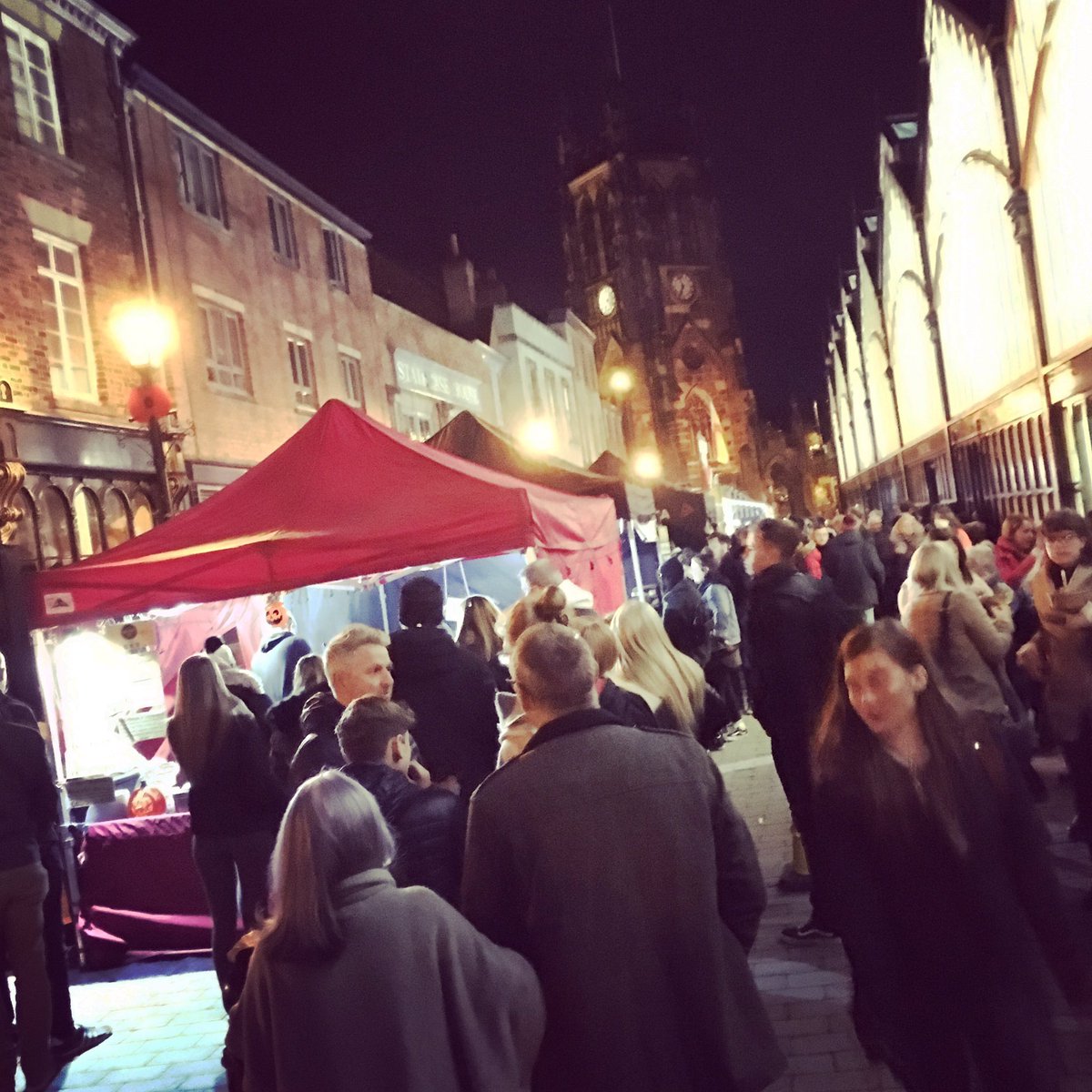 Great to see so many people brave the cold to experience our Foodie Friday Halloween special with their friends and family!! 🎃👻 #Stockport