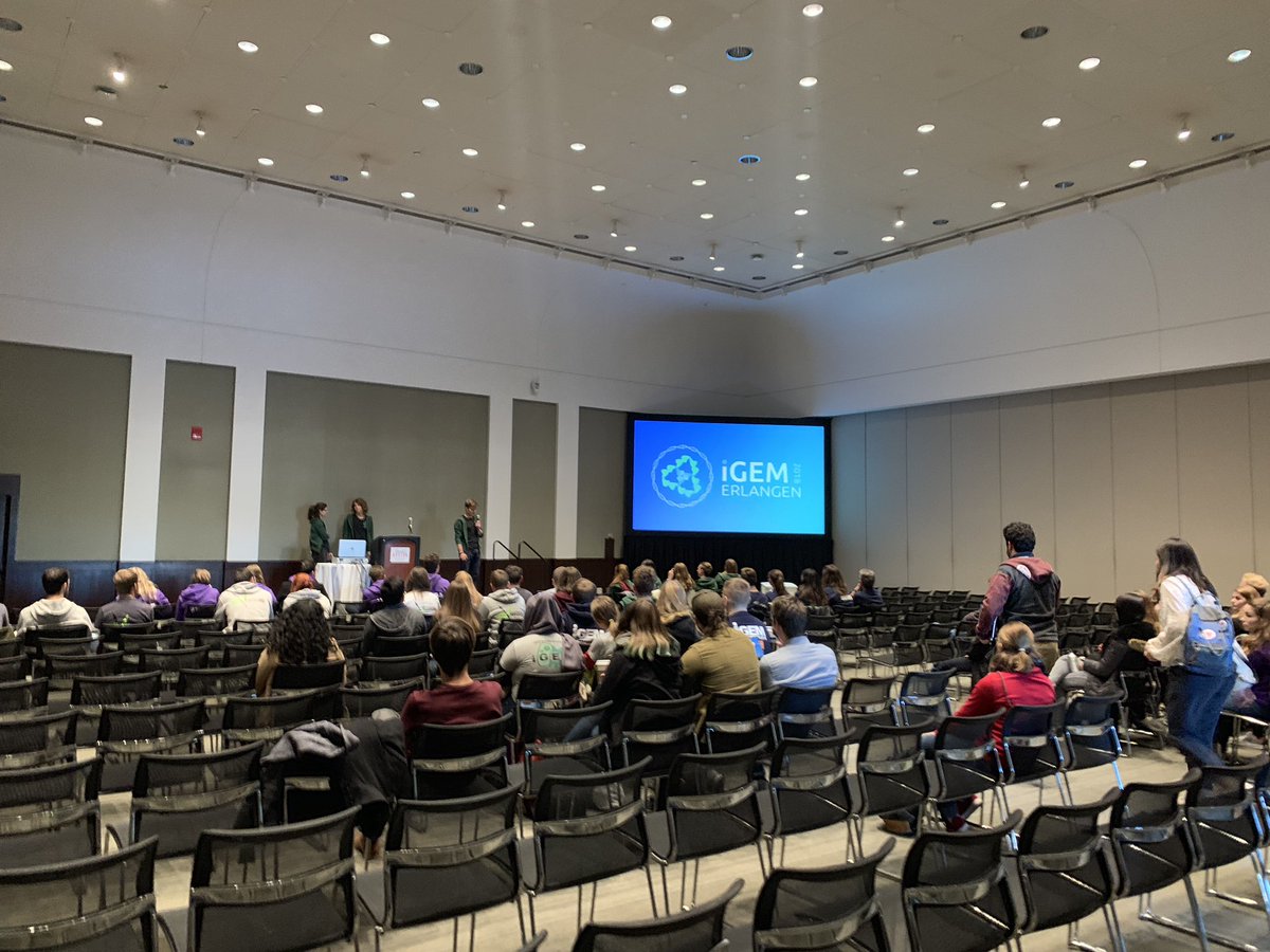 In their Project <a href="/iGEM_Erlangen/">iGEM Erlangen 2019</a> is exploring surface bound Enzyme cascades, using lattice building S-layer proteins. #iGEM2018 #GiantJambore #boston