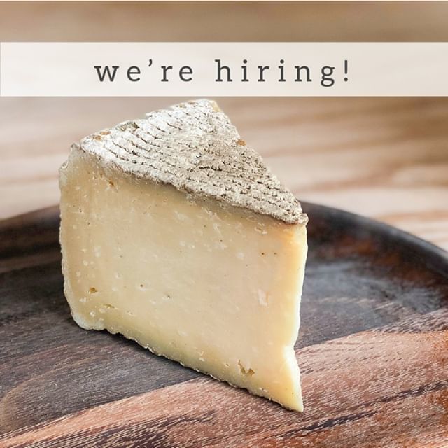 FishersCheese's tweet photo. Know someone who has always wanted to work in cheese??! We're hiring! We're seeking dedicated Cheesemongers + Servers to round out our amazing cheese obsessed family. Spread the word! Link in bio for more info. #hiring #workincheese #cheesefamily #fisher… https://t.co/IuWSTi3ZVq https://t.co/wnJTXYu4JC