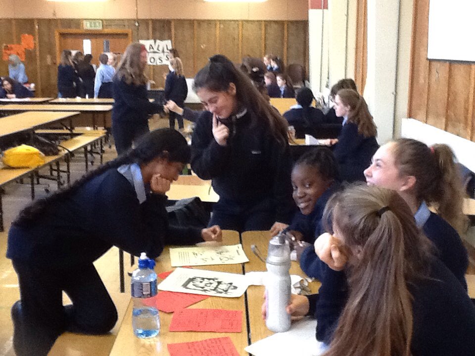 dominicangalway's tweet photo. TY students held their annual #mathsfair for first years earlier in the week. Proof that #mathsisfun! https://t.co/HFymIOo0HA