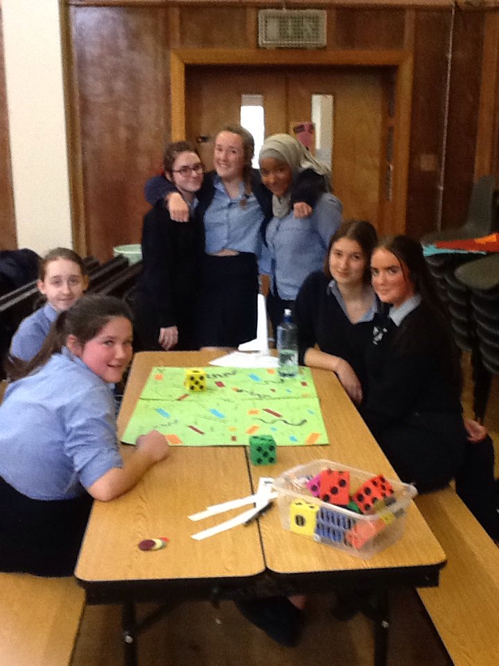 dominicangalway's tweet photo. TY students held their annual #mathsfair for first years earlier in the week. Proof that #mathsisfun! https://t.co/HFymIOo0HA