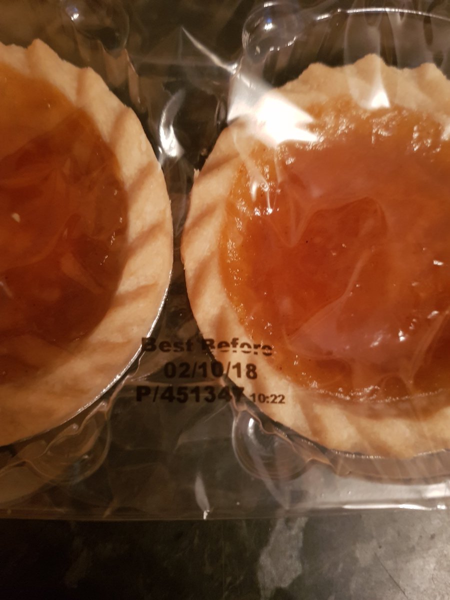 EmilyCrossdale's tweet photo. @Morrisons not too impressed when I opened my free from jam tarts on the 22nd October to find they were 20 days out of date. Had to triple check that I hadn't made a mistake. Think shelves need to be checked more often. #notimpressed #freefrom #glutenfree https://t.co/IQaErVVQbN