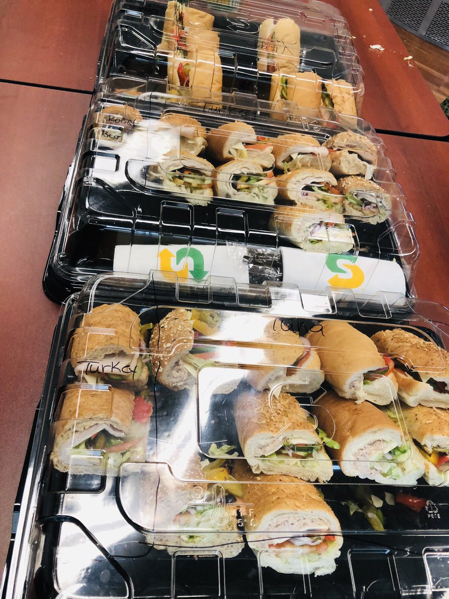PurbaPrabh's tweet photo. Team sunridge is enjoying yummy subs curtsey of our lovely BM @kristenkeeleyTD https://t.co/0NYBTPHLK5