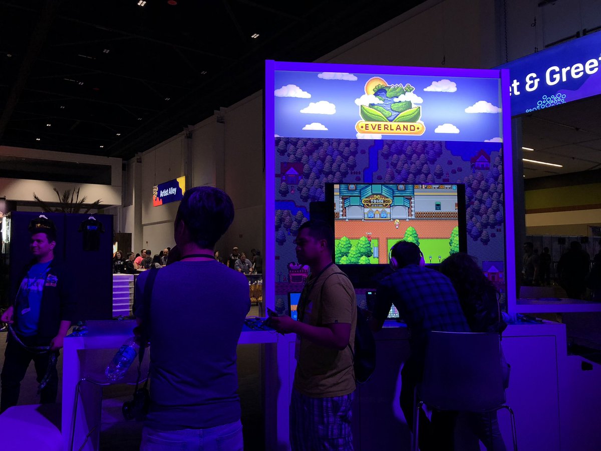 We’re at TwitchCon in the Indie Zone by the “Meet &amp; Greet” hall! Come say Hi #TwitchCon