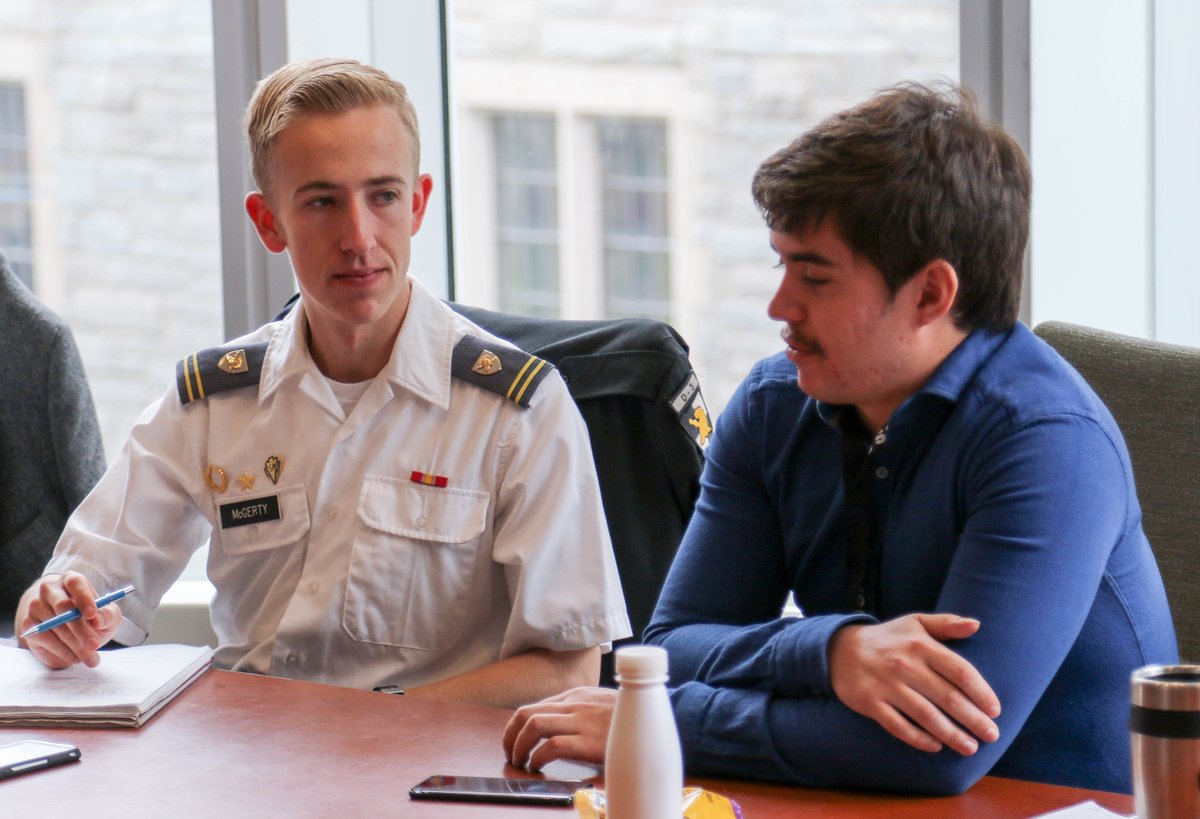 WestPoint_USMA's tweet image. #USMA cadets and students from colleges throughout the world are participating in the 70th annual SCUSA this week at West Point. Conference participants work in roundtables and work to create various policy proposals to address this year's conference theme Cooperation Reimagined