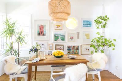 The Easy Way to Add Boho Flair to Your Dining Room buff.ly/2ONskYH #homedecor #fallstyle #walldecor