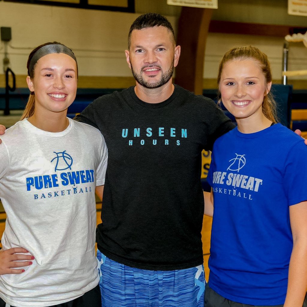CoachMattPugh's tweet photo. When you see their names in the headlines in the coming months just refer back to what they were doing ALL OFFSEASON! @kenzie_northup & Laney Lantz had a insanely purposeful preseason. Proud of them both. #puresweatfam #watchusorjoinus https://t.co/E534cytcXQ