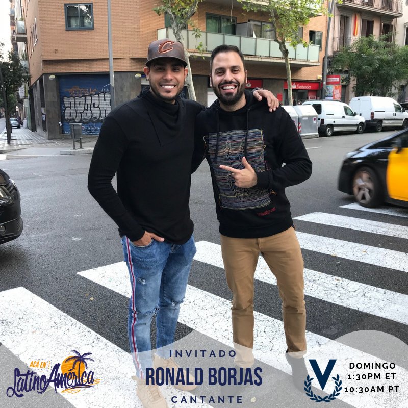 VenevisionUSA's tweet photo. ESTE DOMINGO en #AcáEnLatinoamérica @danielpereiratm te trae una entrevista con el cantante @RonaldBorjas ¡No te lo pierdas! 🌴 10:30 am PT / 01:30pm ET https://t.co/d4n0QSn20n