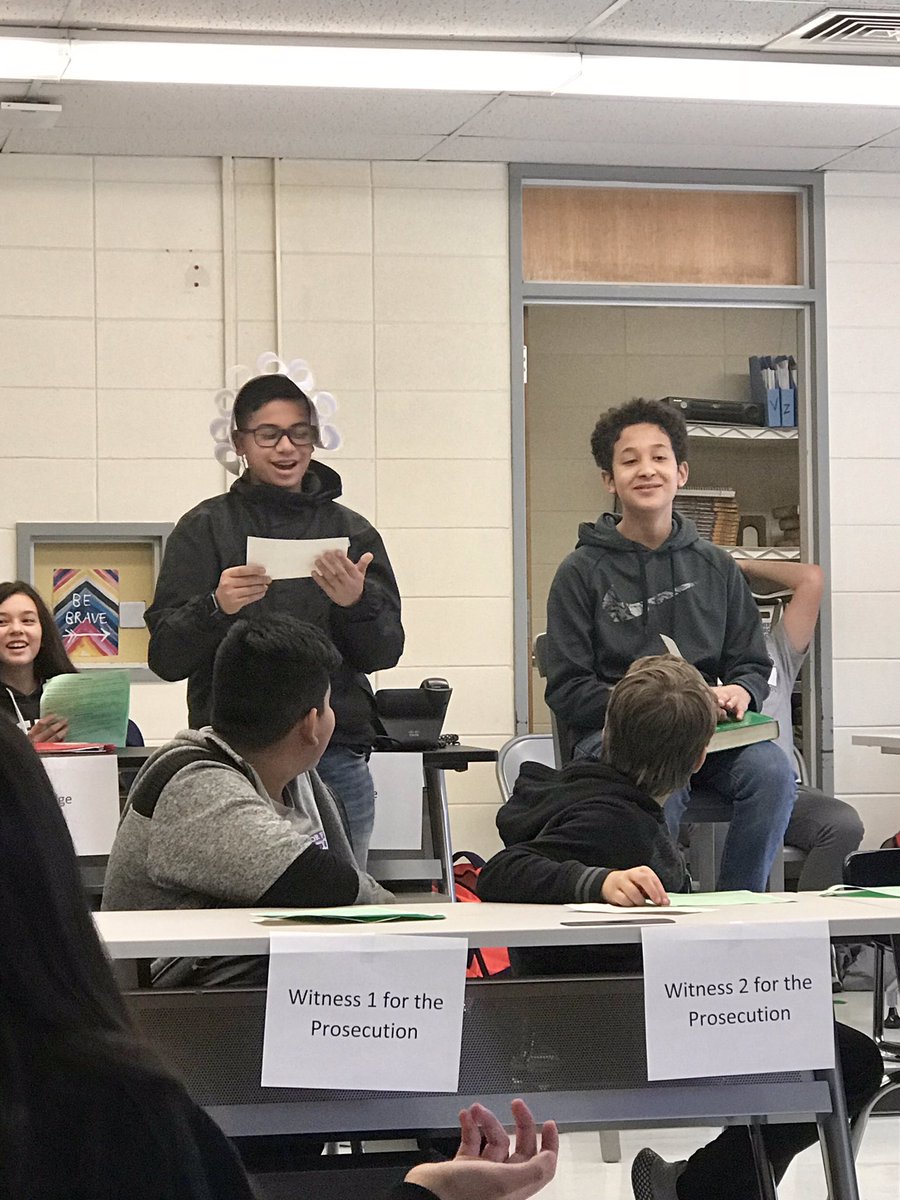 j_boggs14's tweet photo. Really awesome things going on in 7th grade! Students completed their Salem Witch Mock Trails today! Great work by the students and their teachers @MrsVasilakos @MrsHenry_LA #ASD4All #ASD4Tech https://t.co/VrFJuOXi4R