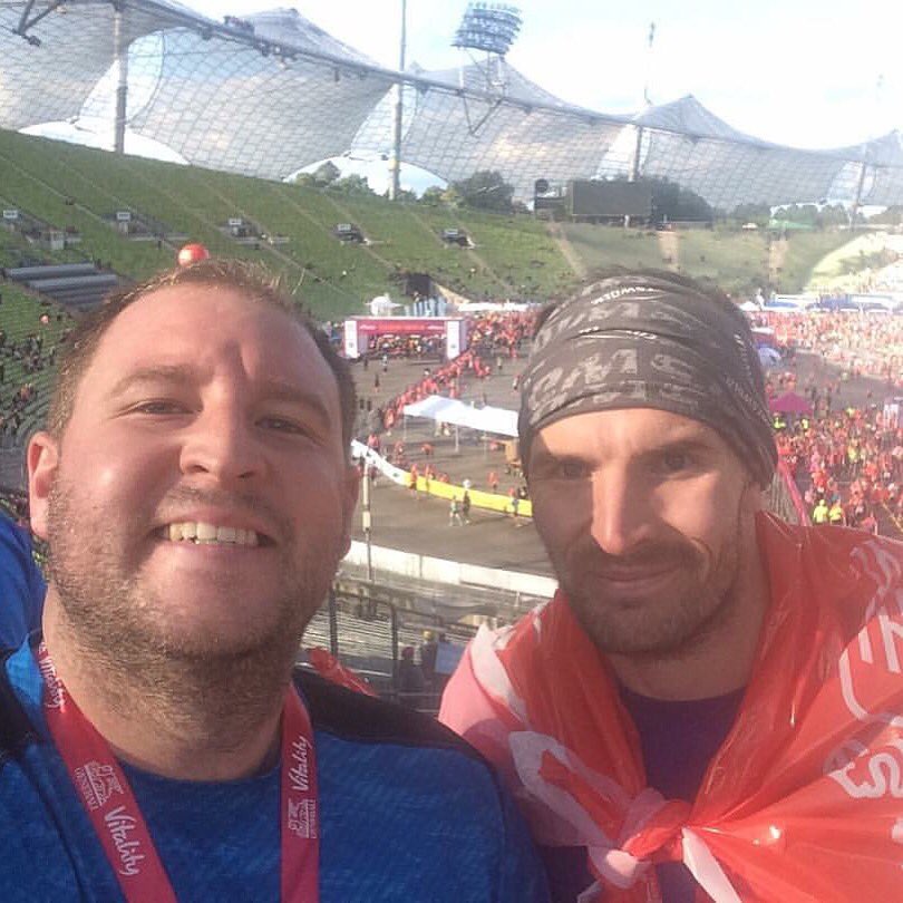 Two years ago I run my first marathon and @sclarkey85 4th. I have now had the pleasure of getting him marathon ready for number 5 <a href="/dublinmarathon/">Irish Life Dublin Marathon</a> . How fast will he go? #runfatboy #achievement #sportsmassage #penarth #recovery #brother