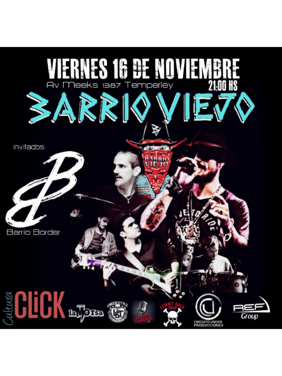 El 16/11 vamos a estar tocando en <a href="/culturaclickok/">Cultura CLiCK</a>
Ya podés conseguir tus anticipadas: 
La cueva = Av 9 de julio 1250 - Lanús
Lemmy rock = Alem 50 - Lomas
UnderStyle = Alem 259 - M Grande (sin service charge)
Cultura Click = Av Meeks 1387 - Temperley (sin service charge)