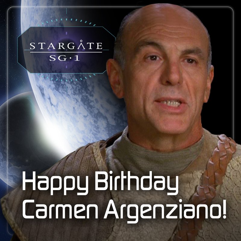 Happy birthday to the Tok ra keeping everything together, Carmen Argenziano! 