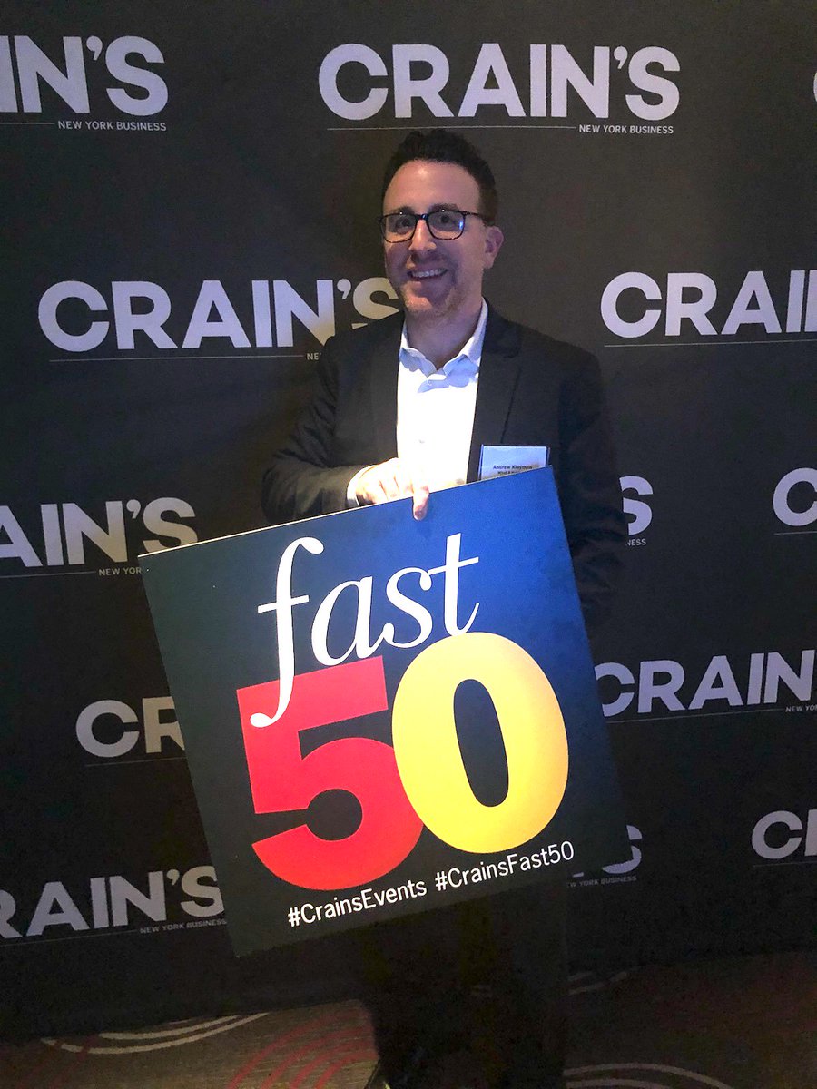 We were honored to have our VP of Business Development, Andrew Klayman, represent What If at the @CrainsNewYork   Business 2018 #Fast50 Reception!

Congratulations to all the honorees! 
#CrainsFast50 #CrainsNY
#WhatIf #AffiliateMarketing #WhatIfMediaGroup