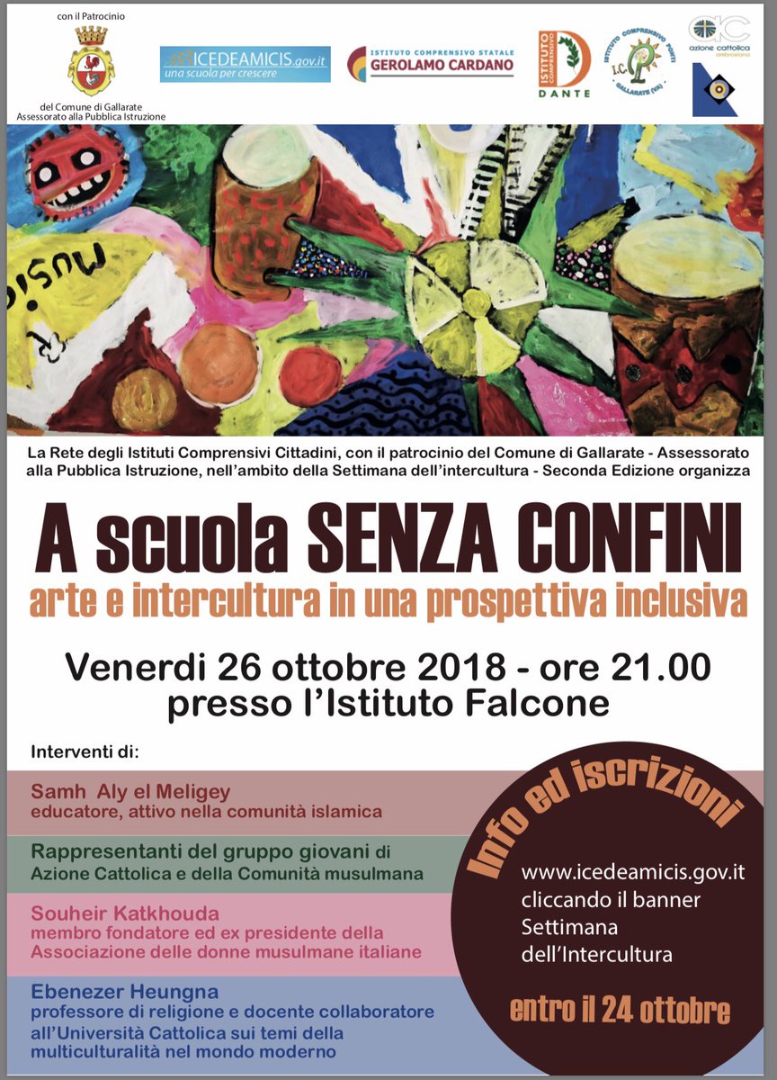 lucianocefa's tweet photo. Progetto #intercultura #ascuolasenzaconfini incontro per genitori scuole #Gallarate https://t.co/tV1hoNok5j