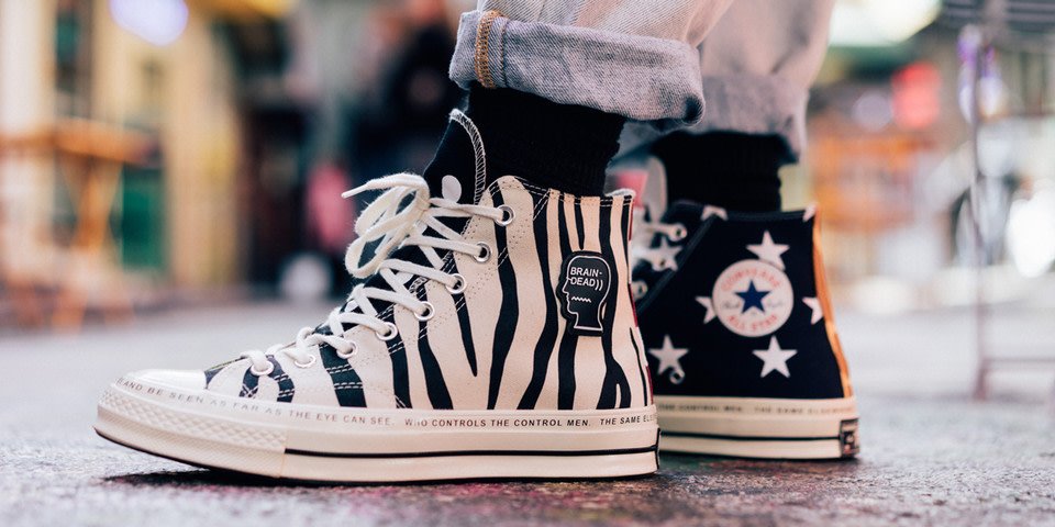 converse x brain dead chuck taylor 70's hi