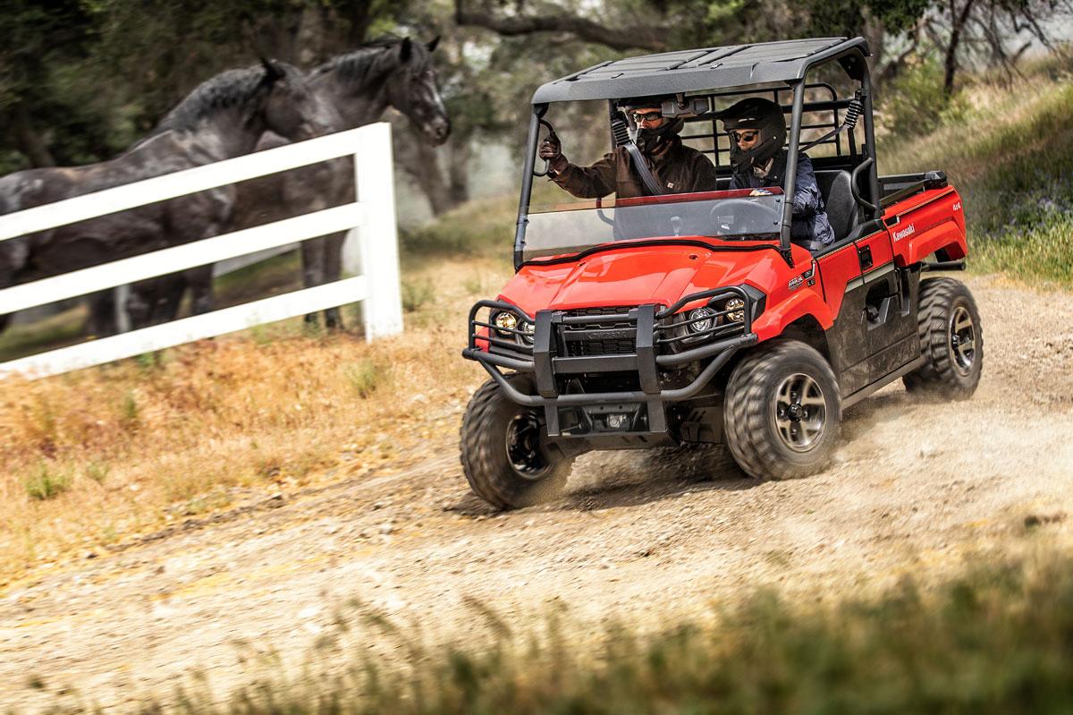 KawasakiUSA's tweet photo. Who would ride shotgun in your MULE PRO-MX? Tag 'em. #KawasakiSTRONG https://t.co/LZahLotCxX