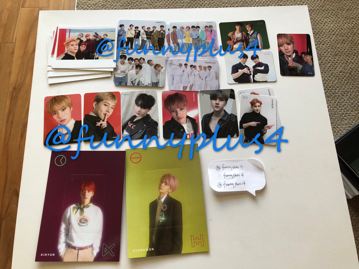 funnyplus4's tweet photo. Monsta X #ARE_YOU_THERE Album &amp; #JEALOUSY Album sale. @MonstaX_Trading #MonstaXTrade #MonstaXUSA #MonbebeUSA #MONSTA_X @KpoptradeU @kpopsalesusa https://t.co/OJjkqCaBYX