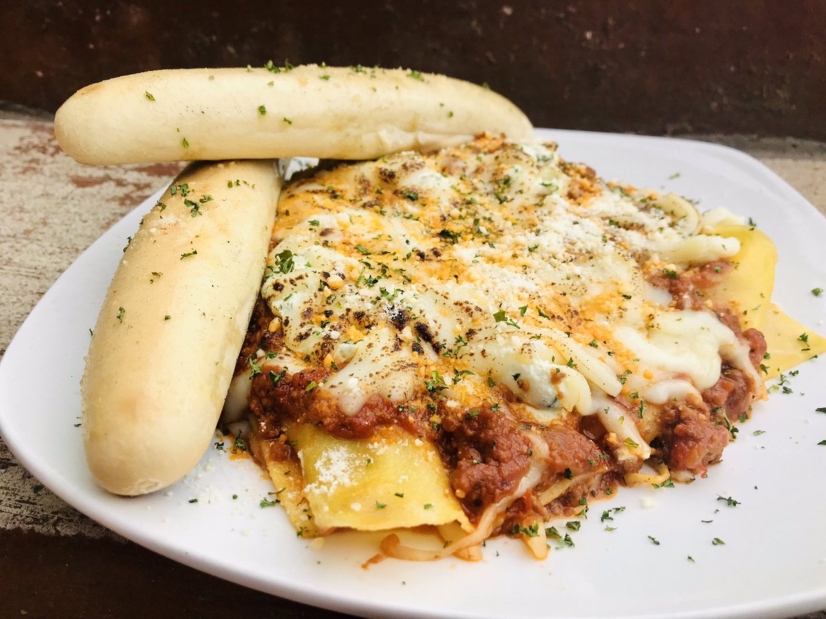 Menu Transition Weekend @ Elm Street! Come try our new Homemade Lasagna with traditional bolognese.