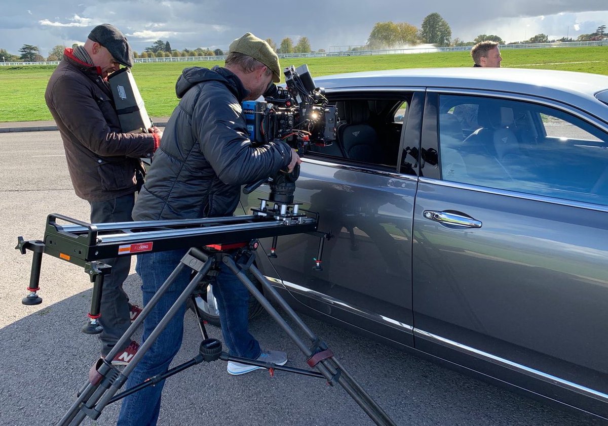 FlyingFern's tweet image. Nice day filming the #bentley #mulsanne with @CineworksUK