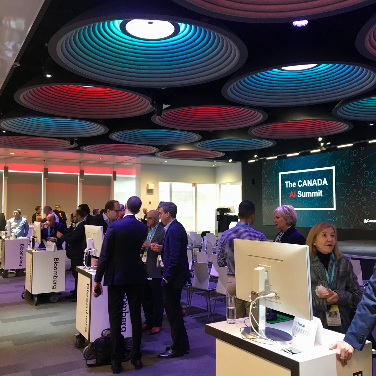 LeCanadaNY's tweet photo. Et on s'en va! @BlueJLegal, #CryptoNumerics et @diligensoftware lancent nos démonstrations de #CanadaAI cet après-midi @business. 🇨🇦 https://t.co/pGBrHpjx7z