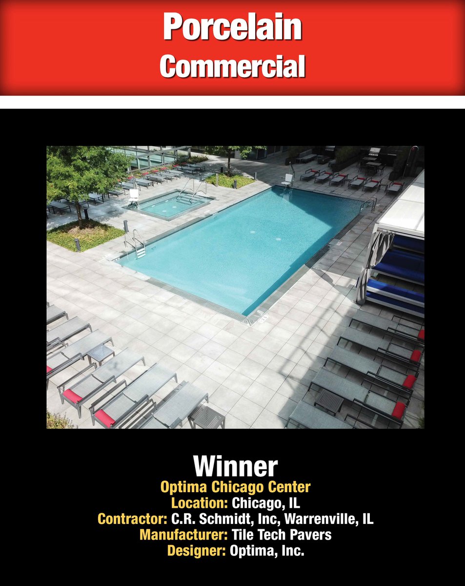 CRSchmidtInc's tweet photo. CRS is proud to announce we won the award for porcelain paver category two years in a row at Hardscape North America for Optima Chicago Center project!
#HNA2018 #PorcelainPavers #PedestalSet #WinnerWinner #BackToBackAwards @HardscapeNA @TileTechPavers #OptimaSignature https://t.co/ExCihYjJ8s