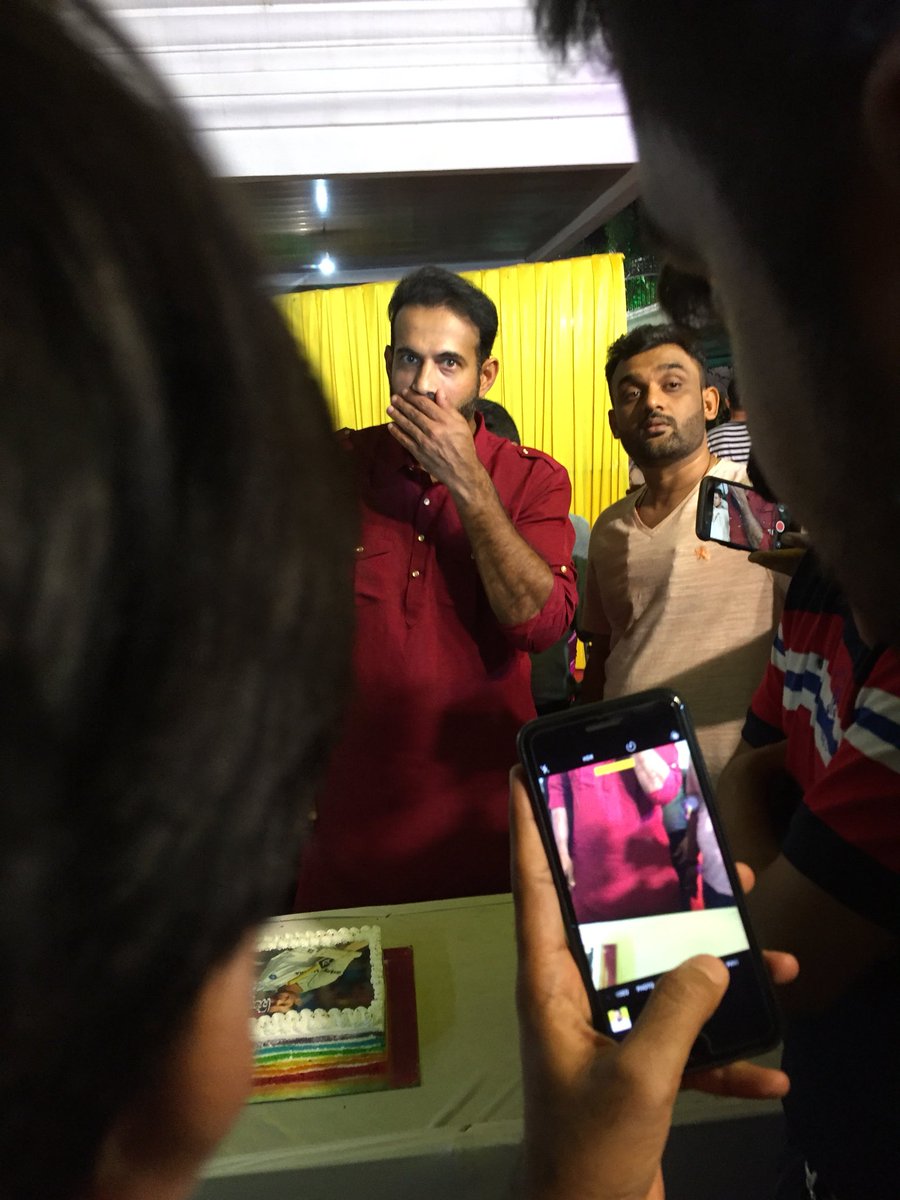 yavarpatni28's tweet photo. Happy birthday bhai @IrfanPathan ❤️ love u 😘😘 https://t.co/4E864nEOKC