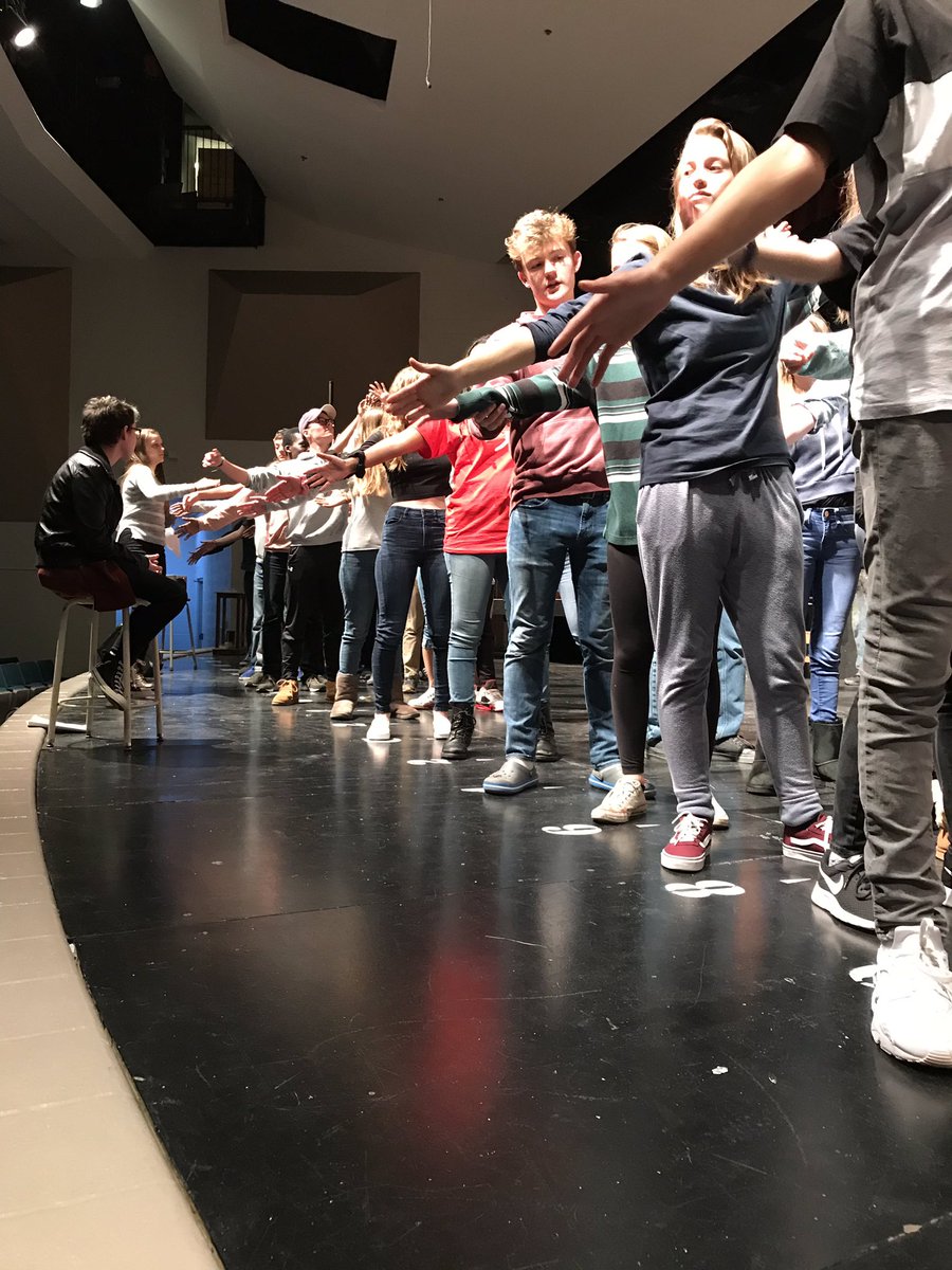 blake_stage's tweet photo. Cast of 1940s Radio Hour dancing up a storm rehearsing for the show that opens in two weeks! Nov 9, 10, 15, 16, 17 at 7:30 at Blake HS. https://t.co/wO4q1KhY7a