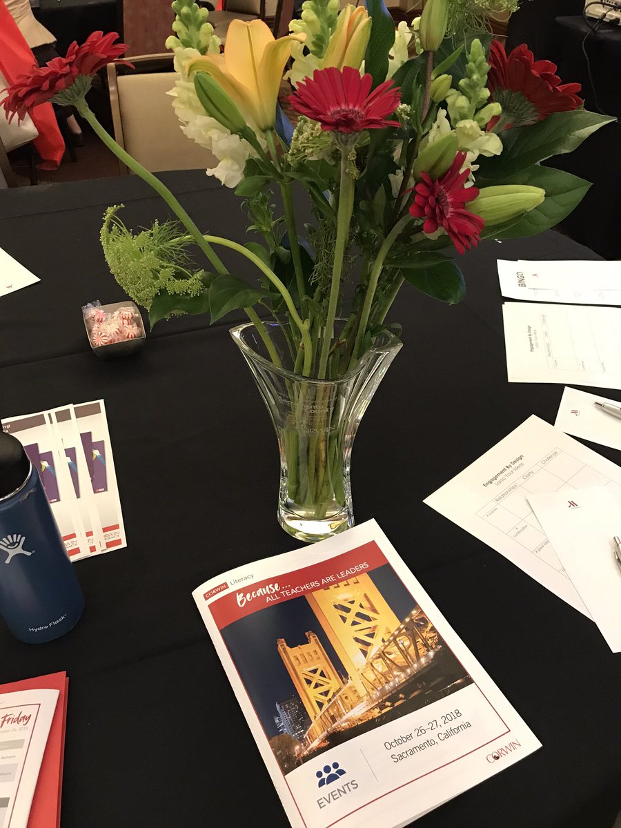 CAReadingGirl's tweet photo. Thanks for the partnership and the conference! @CorwinPress #SacramentoLiteracy https://t.co/X1gdfGMLXR