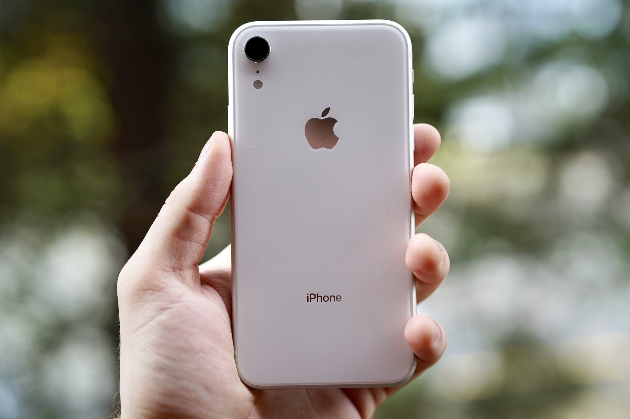 Iphone XR В руке