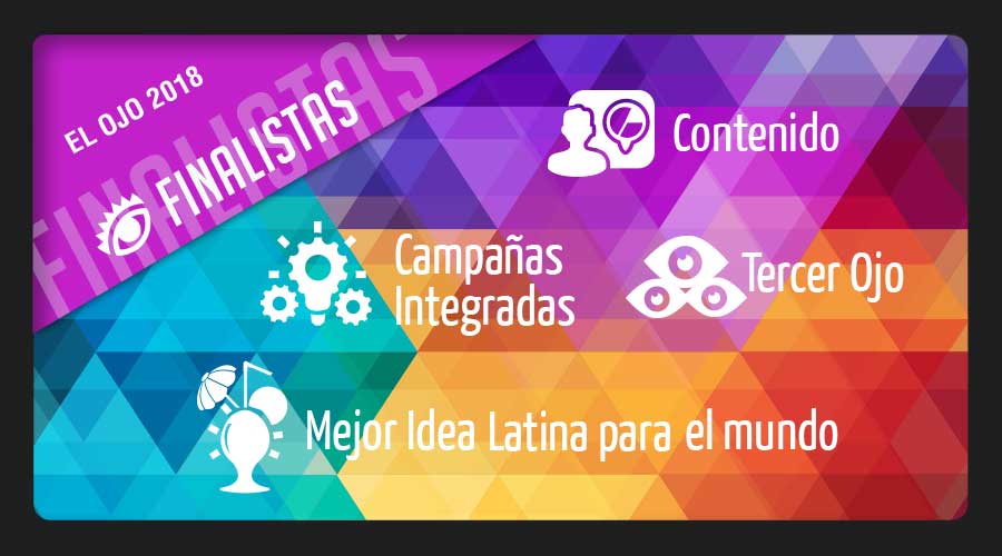 LatinSpots's tweet photo. Estos son los finalistas de El Ojo Radio, Sports, Vía Pública y Film de #ElOjo2018 👏👏👏  https://t.co/od0fF9kqg7 https://t.co/07p4NXFlgV