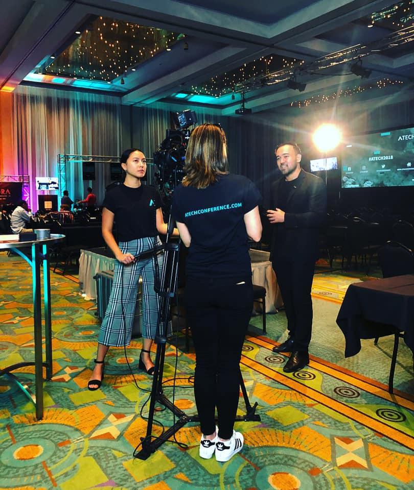 ConradEgusa's tweet photo. Interview at @ATechConference in Aruba for @PublicizePR & @TheESPACIO Media Incubator.
#atech2018 https://t.co/4RcUFiAz6H